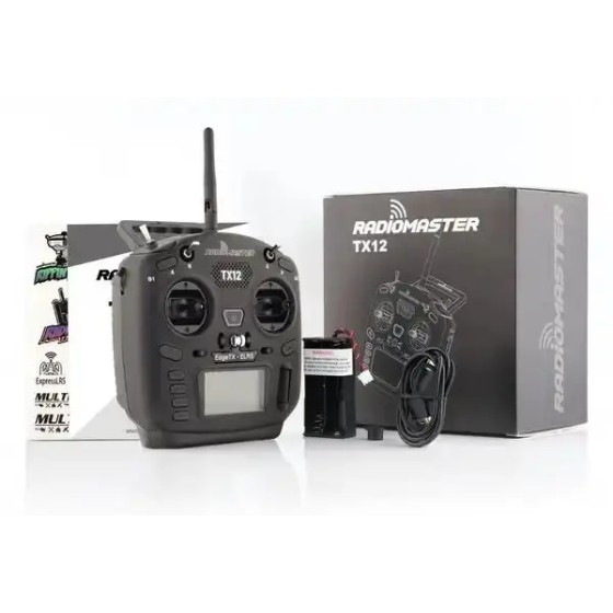 Wholesale RadioMaster TX12 MKII 16ch Hall Gimbals Support OPENTX EDGETX Remote Control Transmitter ELRS/CC2500 for RC Drone FPV